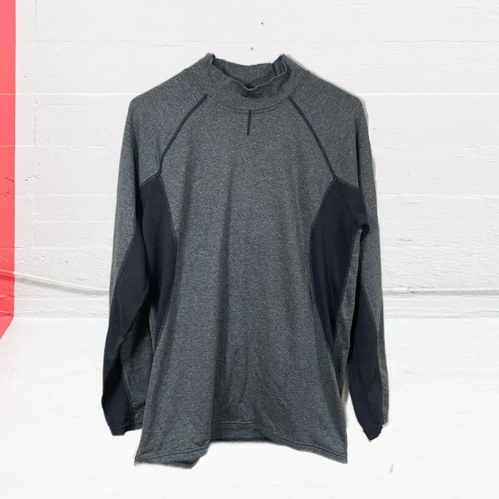Spyder Men's Active Performance Pullover long sleeve Size M Dark Gray - Picture 3 of 7